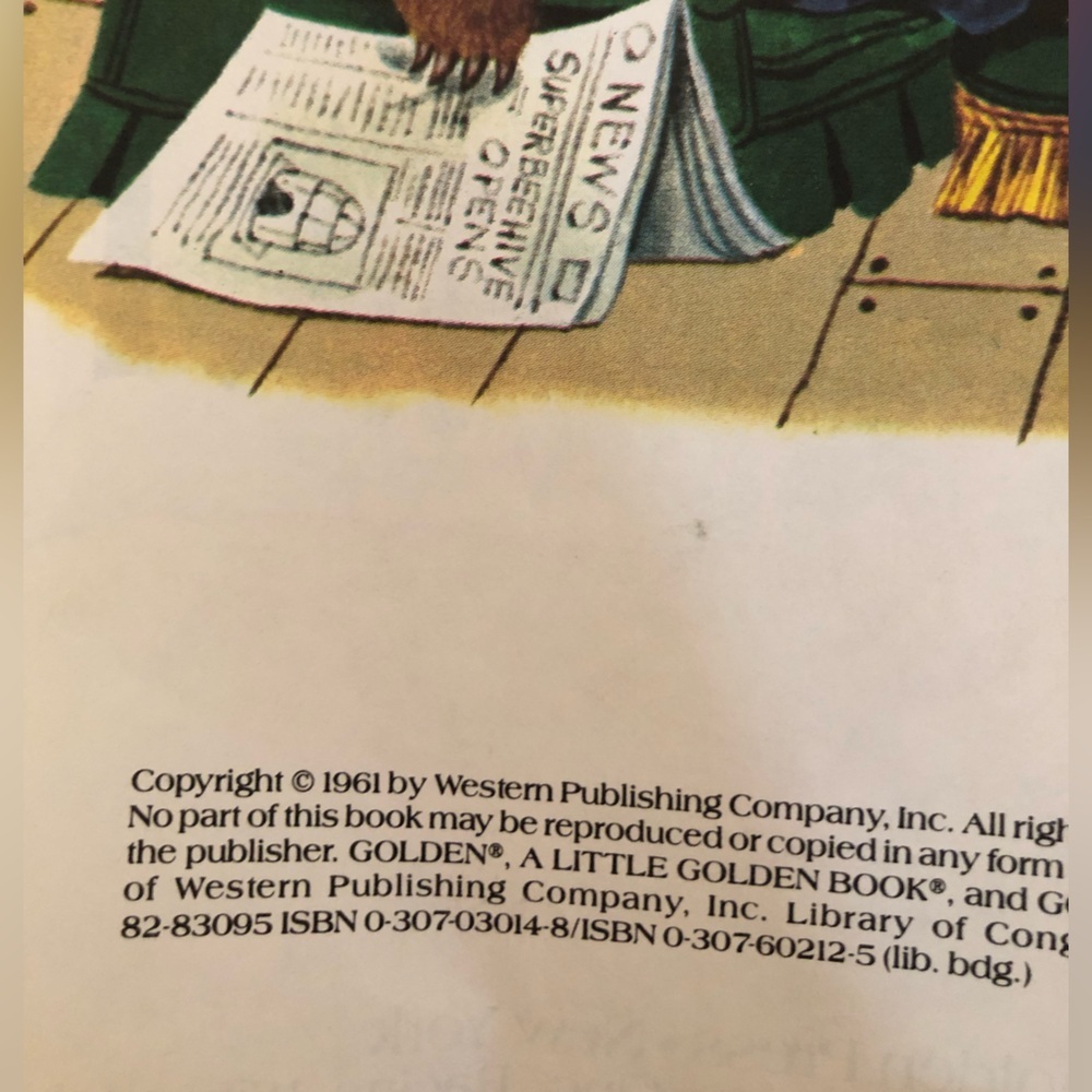 Vtg Children's Book Good Night, Little Bear 1961 - Picture 4 of 4